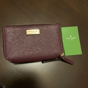Mint Kate Spade coin purse / mini wallet